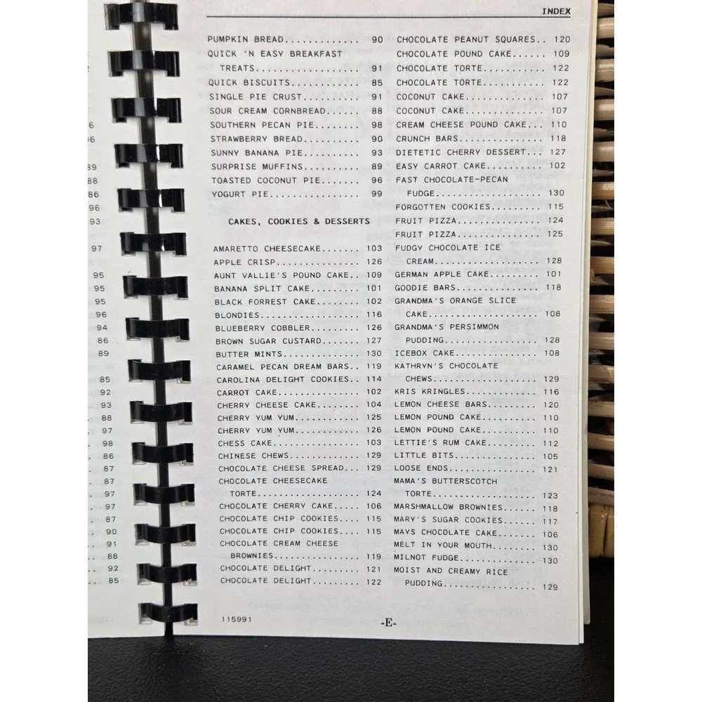 Robert Idol‎ Child Development Center Cookbook Thomasville, NC 1991 Spiral